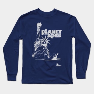 Retro Planet Of The Apes Long Sleeve T-Shirt